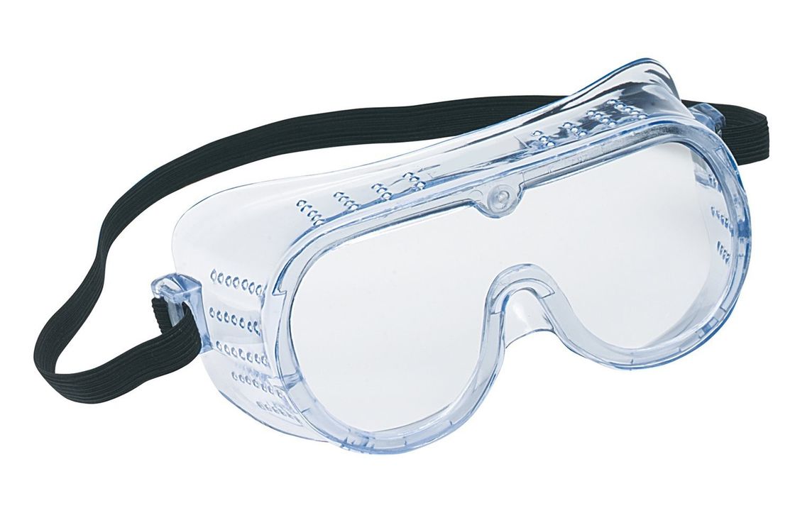 Anti - produto químico médico do quadro do PVC dos óculos de proteção protetores do risco resistente fornecedor